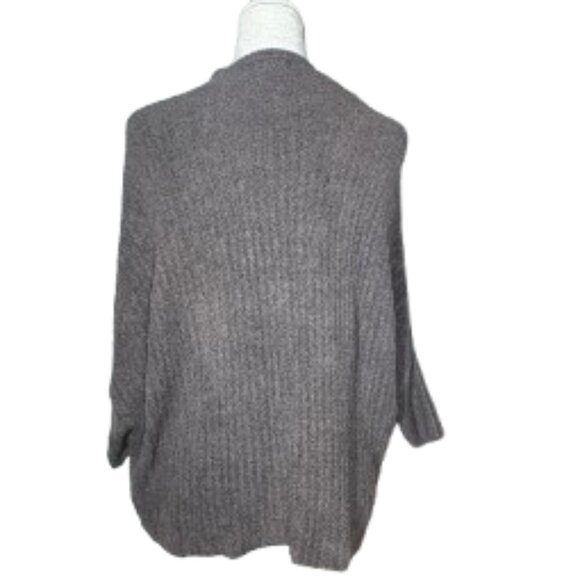 Barefoot Dreams Cozy Chic Lite Brown Chunky Knit Open Front Cardigan S/M - Picture 2 of 8